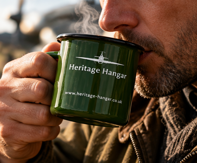 Heritage-Hangar Enamel Mug